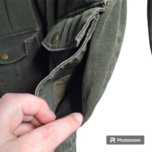 Guess Lined Jacket in Hunter Green Size Small - Picture 4 of 11